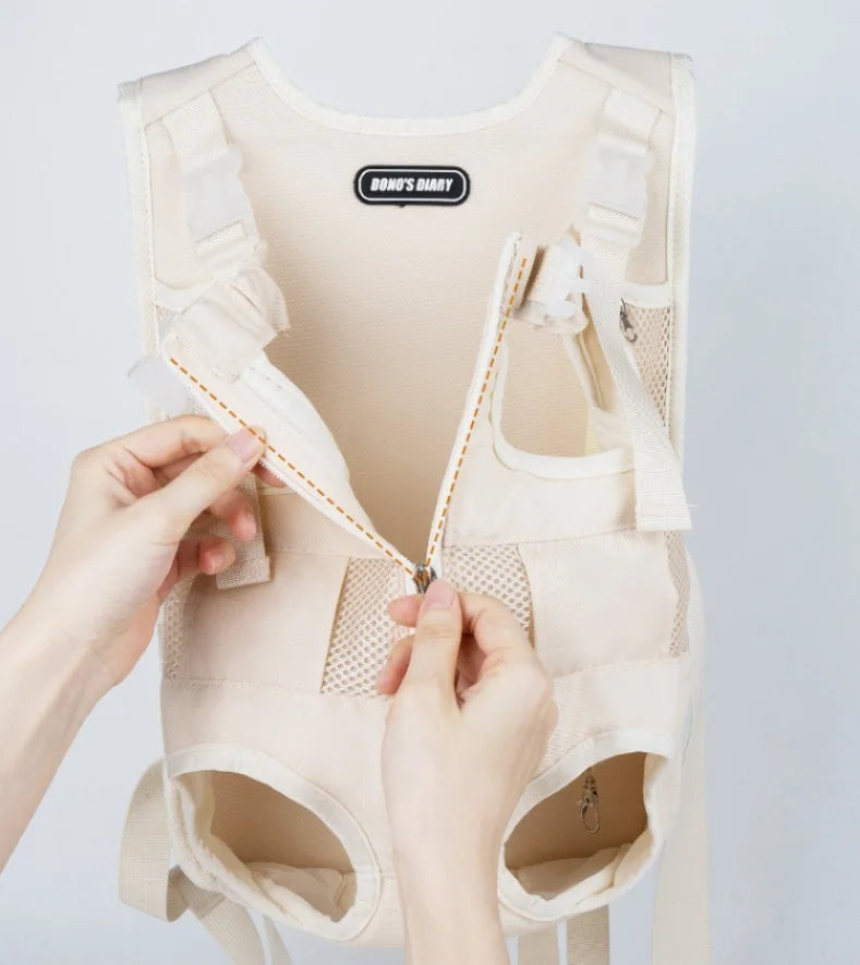 Hugging Backpack Dog Travel Bag