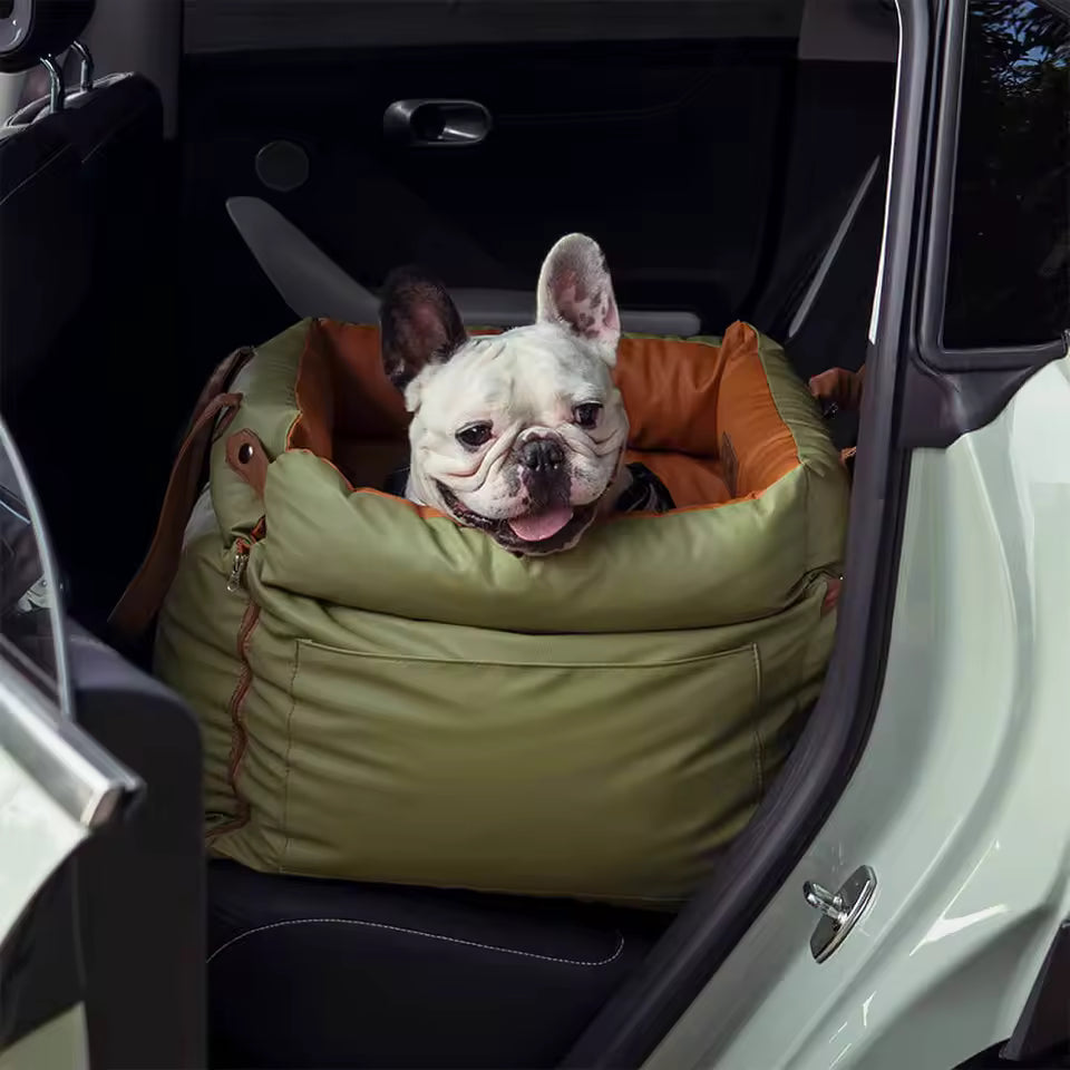 Leather Car Seat for Dog and Cat