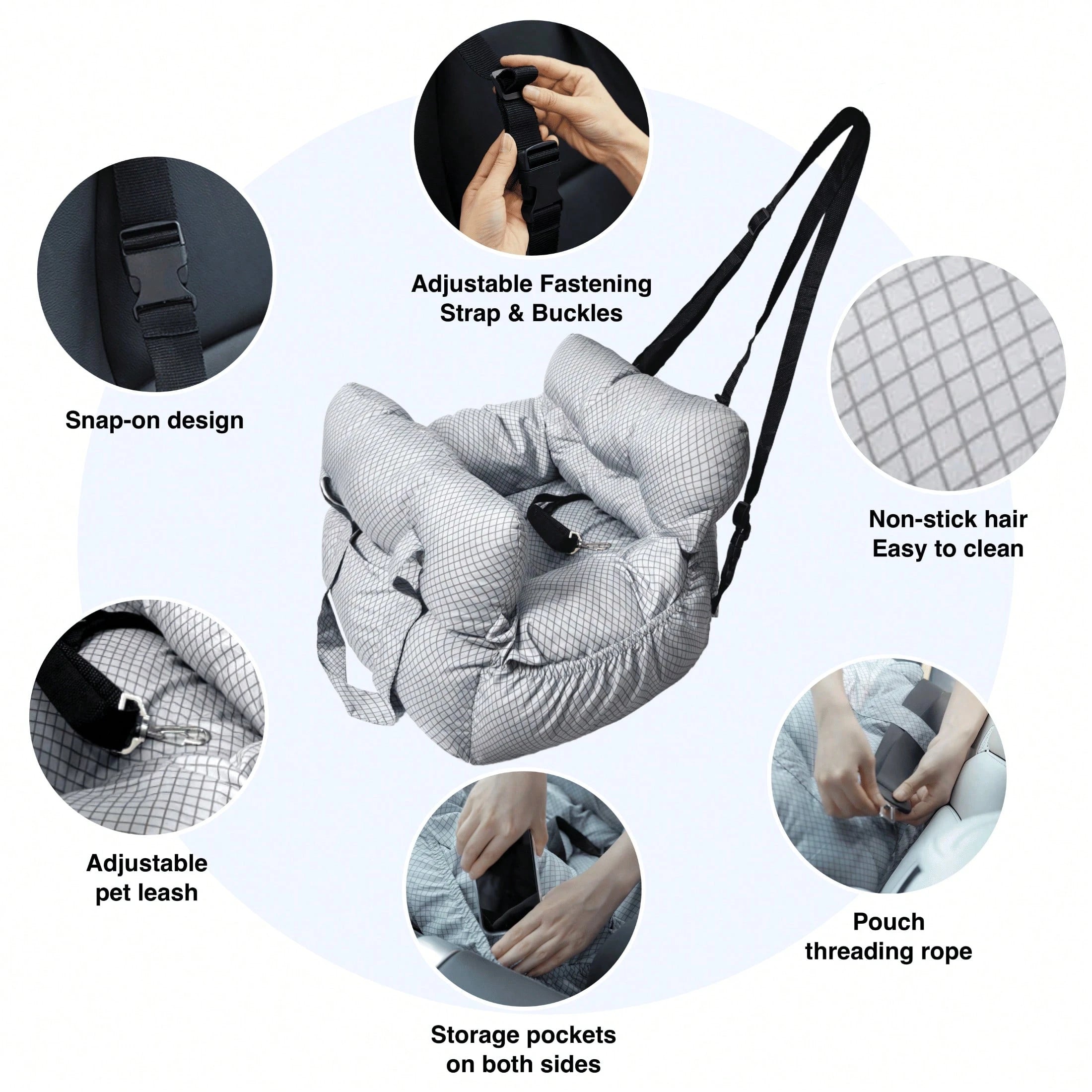 Car Seat For Dogs & Cats